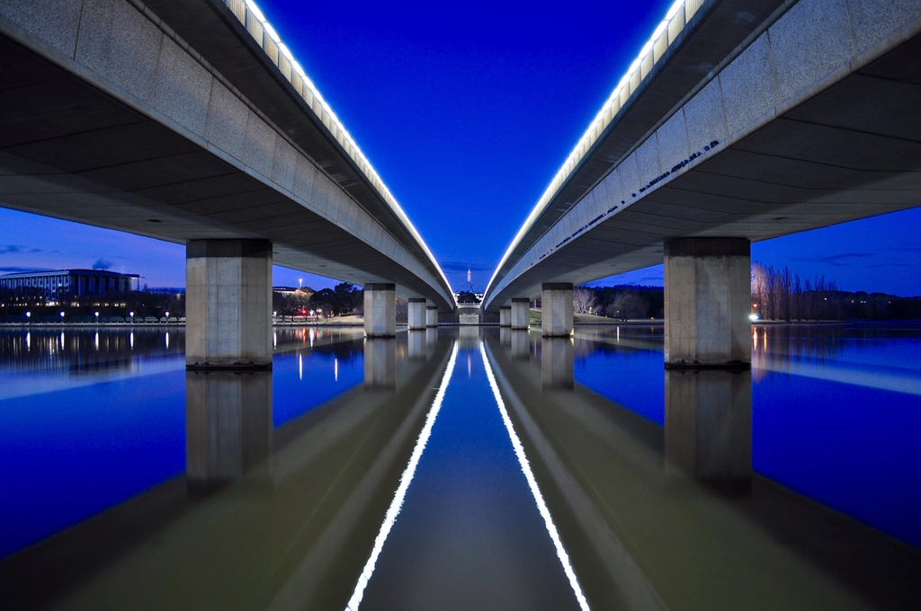 Commonwealth bridge towards parliament house